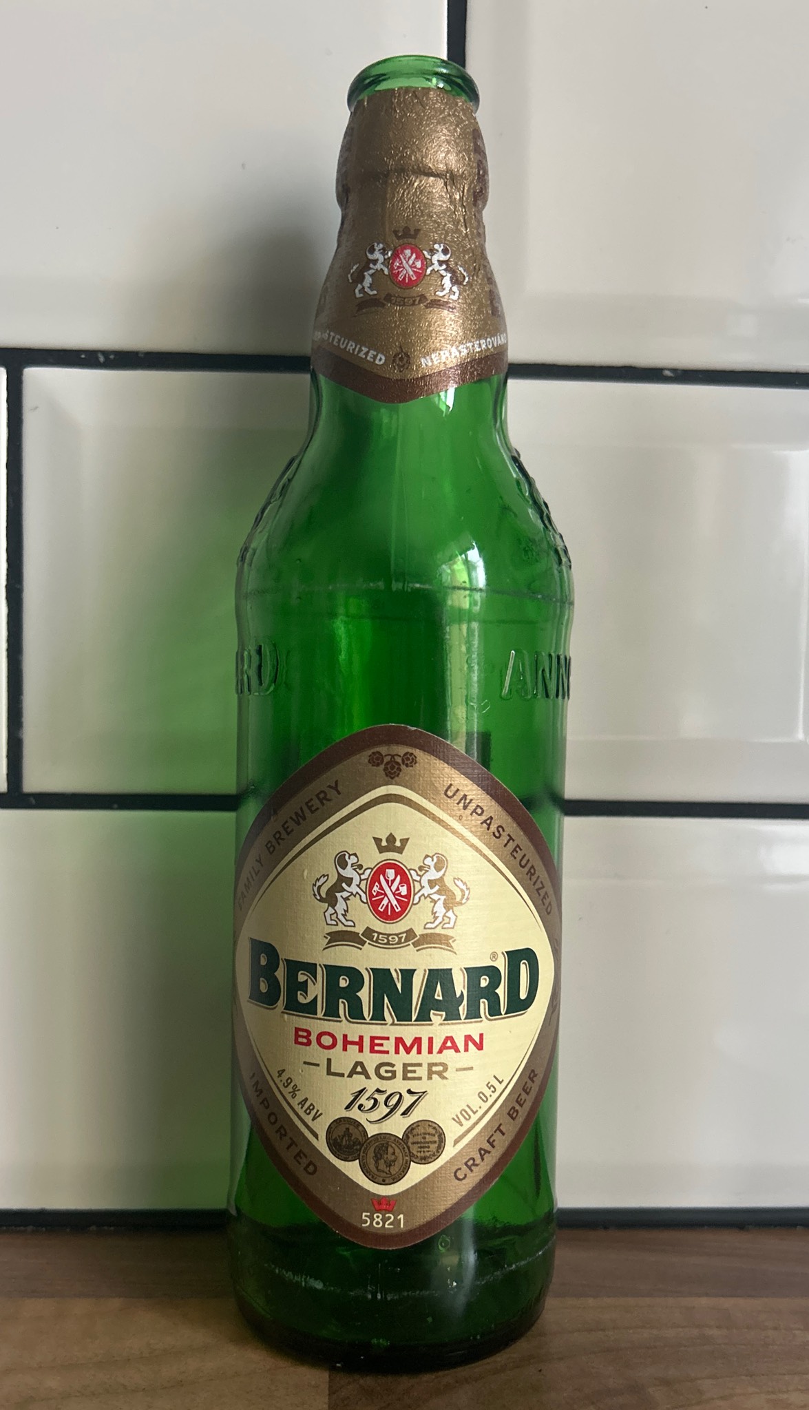 Bernard Bohemian Lager / Světlý Ležák 12°, Czech Republic