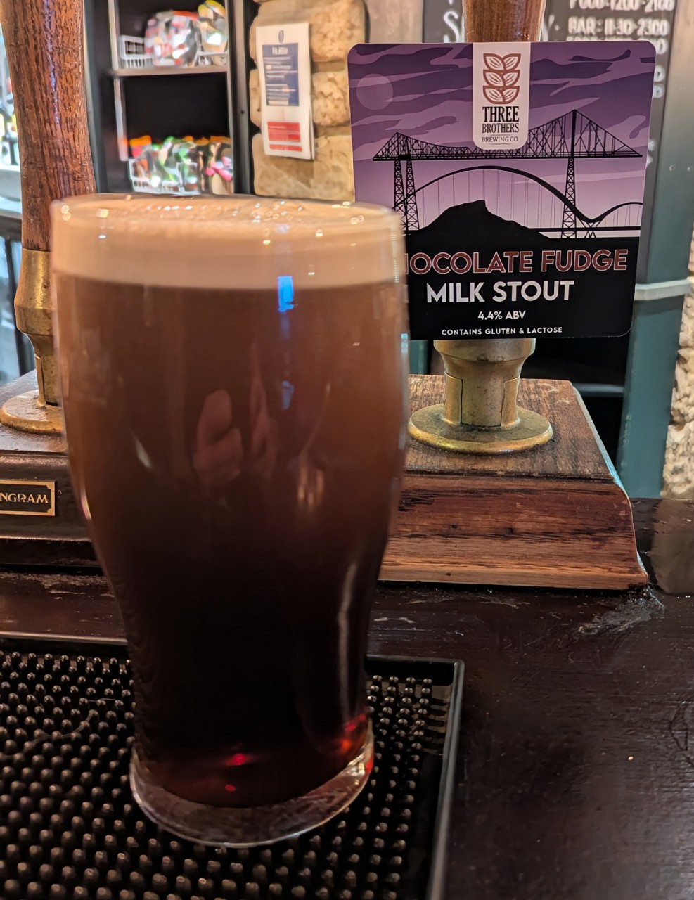 Ckocolate Fudge, Three Brothers Brewing Co