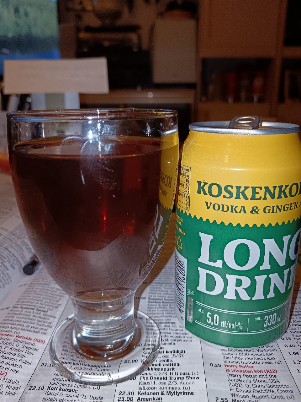 Koskenkorva Long Drink Vodka & Ginger Ale, Finland