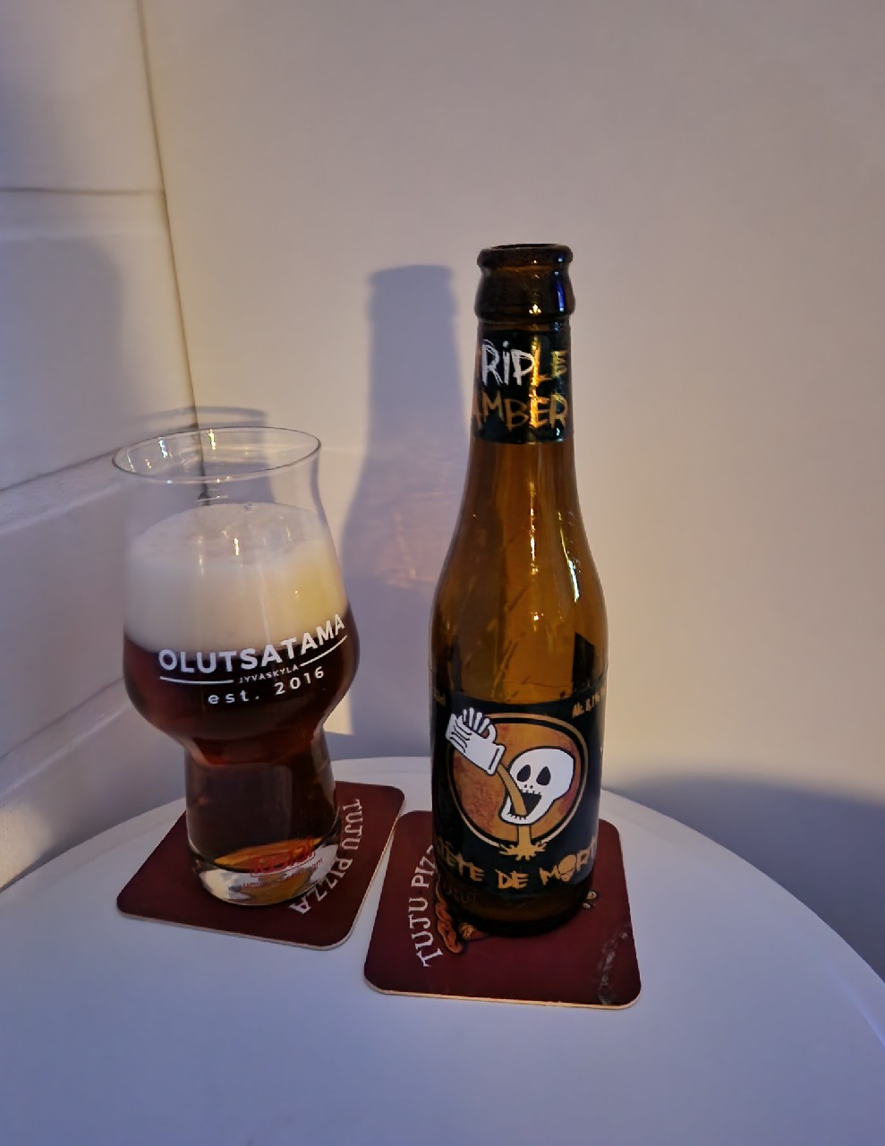 Tête De Mort Triple Amber, Brasserie Du Bocq