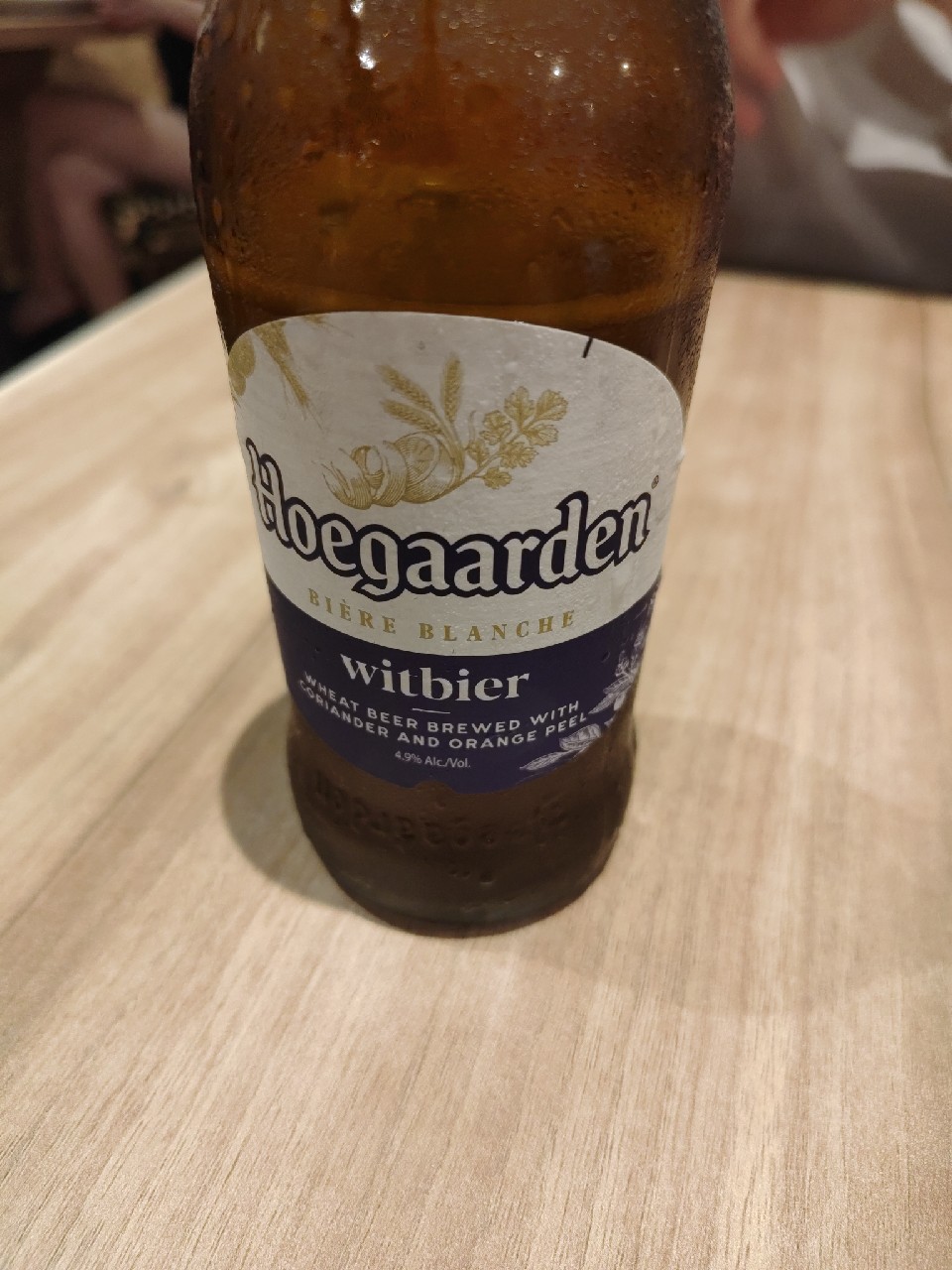 Hoegaarden witbier, Belgium