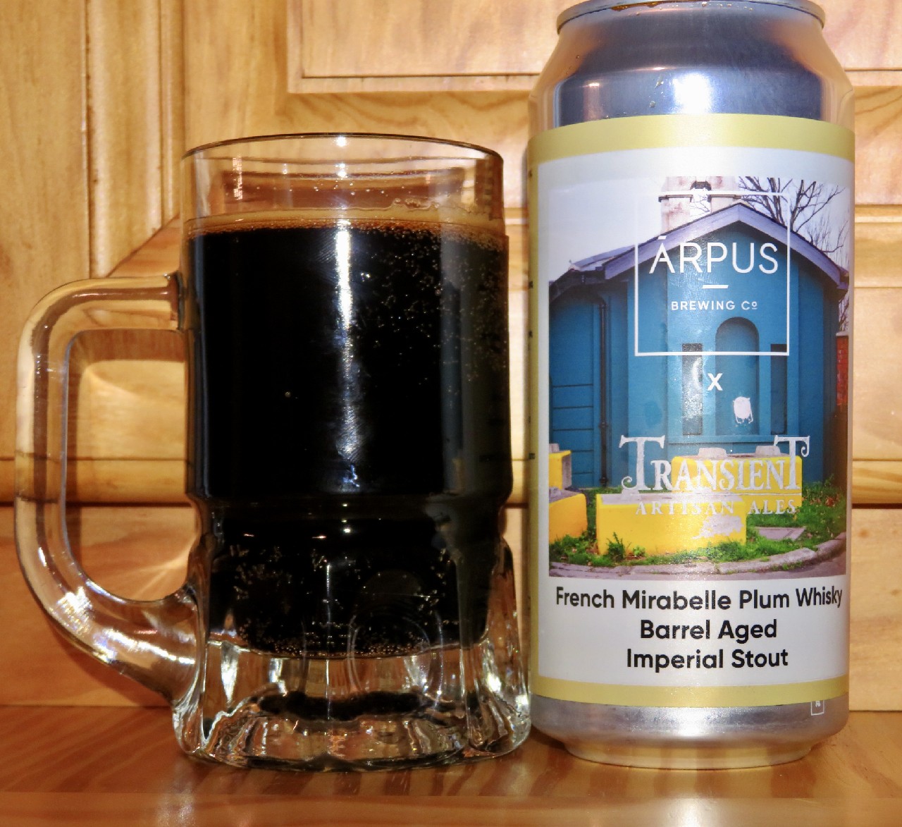 French Mirabelle Plum Whisky Barrel Aged Imperial Stout, Ārpus Brewing Co.