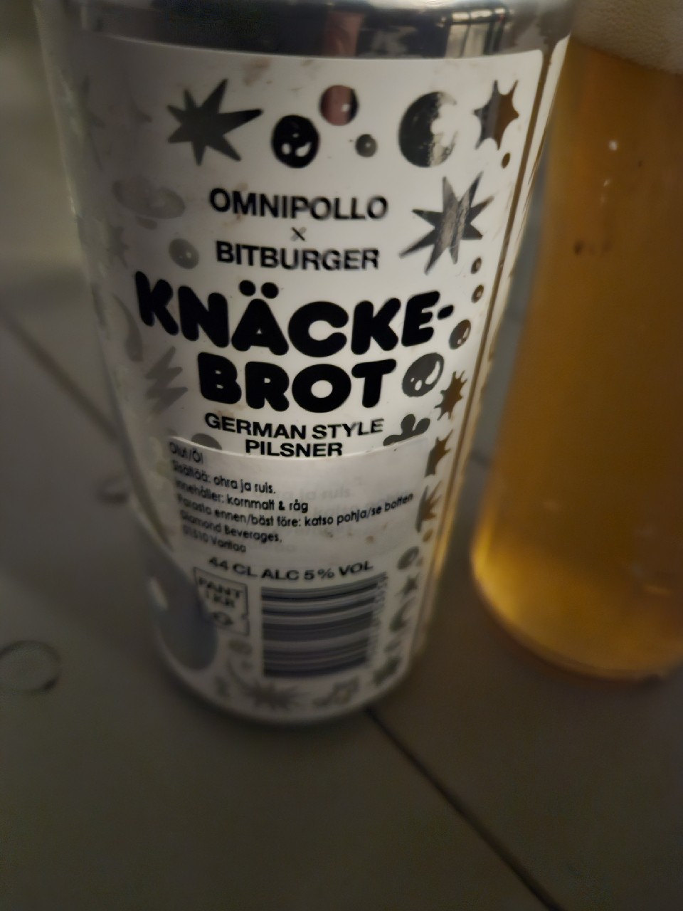 Knäckebrot pilsner, Bitburger Brauerei