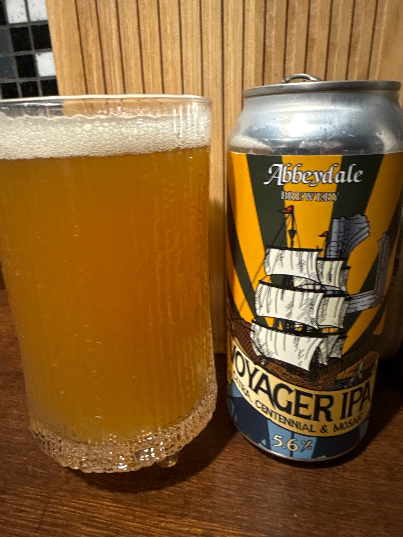 Voyager IPA: Nelson Suavin, Dr.Rudi & Taiheke, Abbeydale Brewery