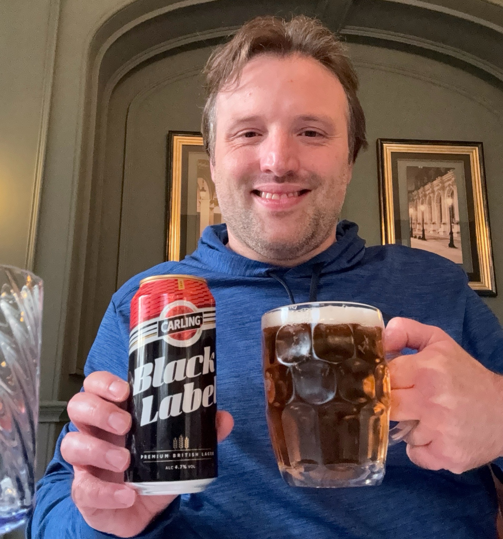 Carling black label, England