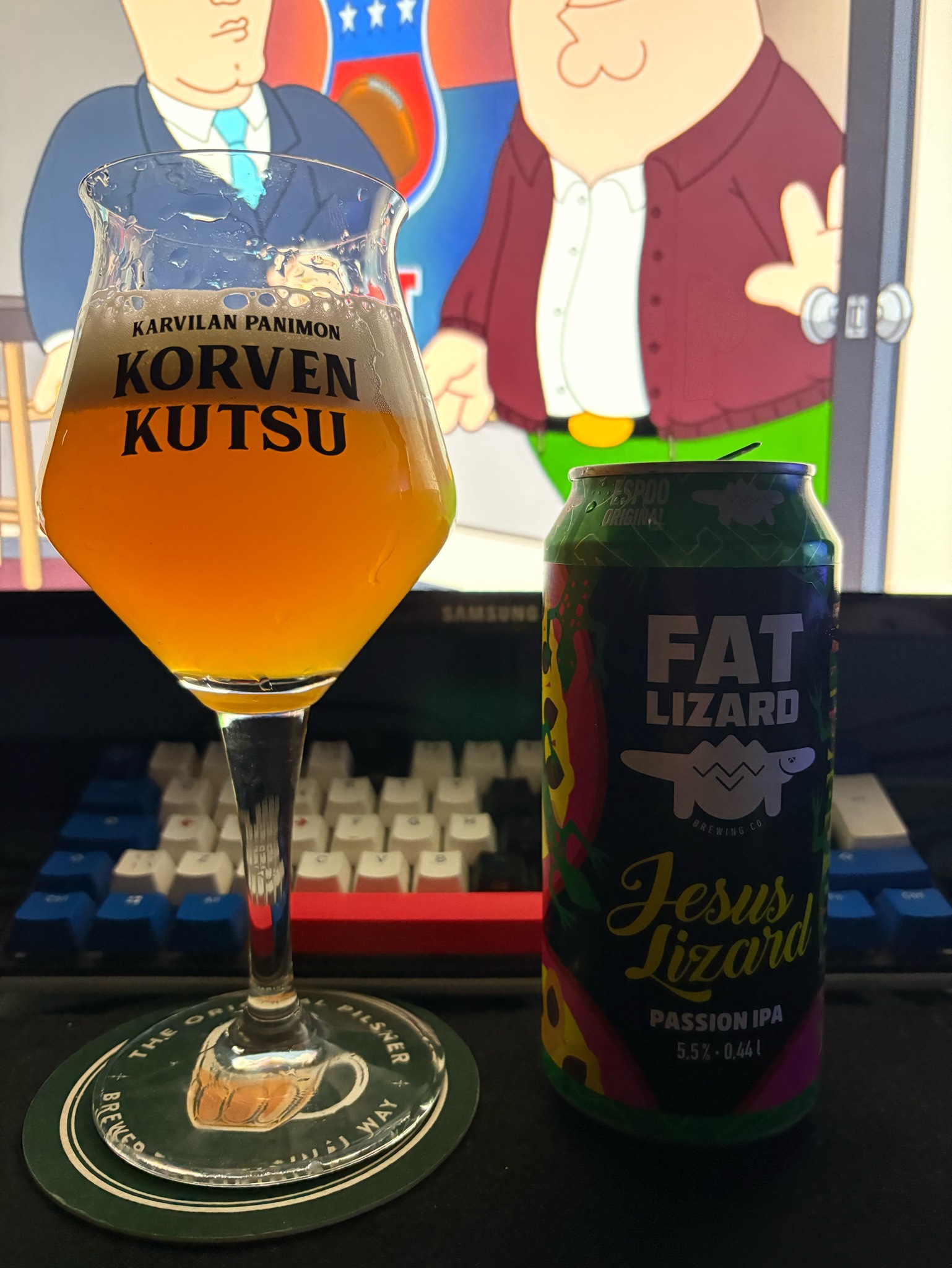 Jesus Lizard Passion IPA, Fat Lizard Brewing Co.