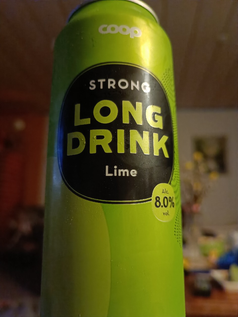 Coop Strong Long Drink Lime, Finland