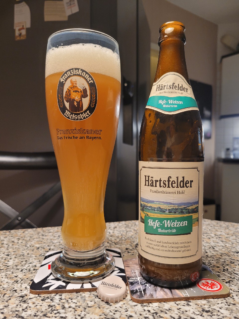 Hefe-Weizen Naturtrüb, Härtsfelder Familienbrauerei Hald