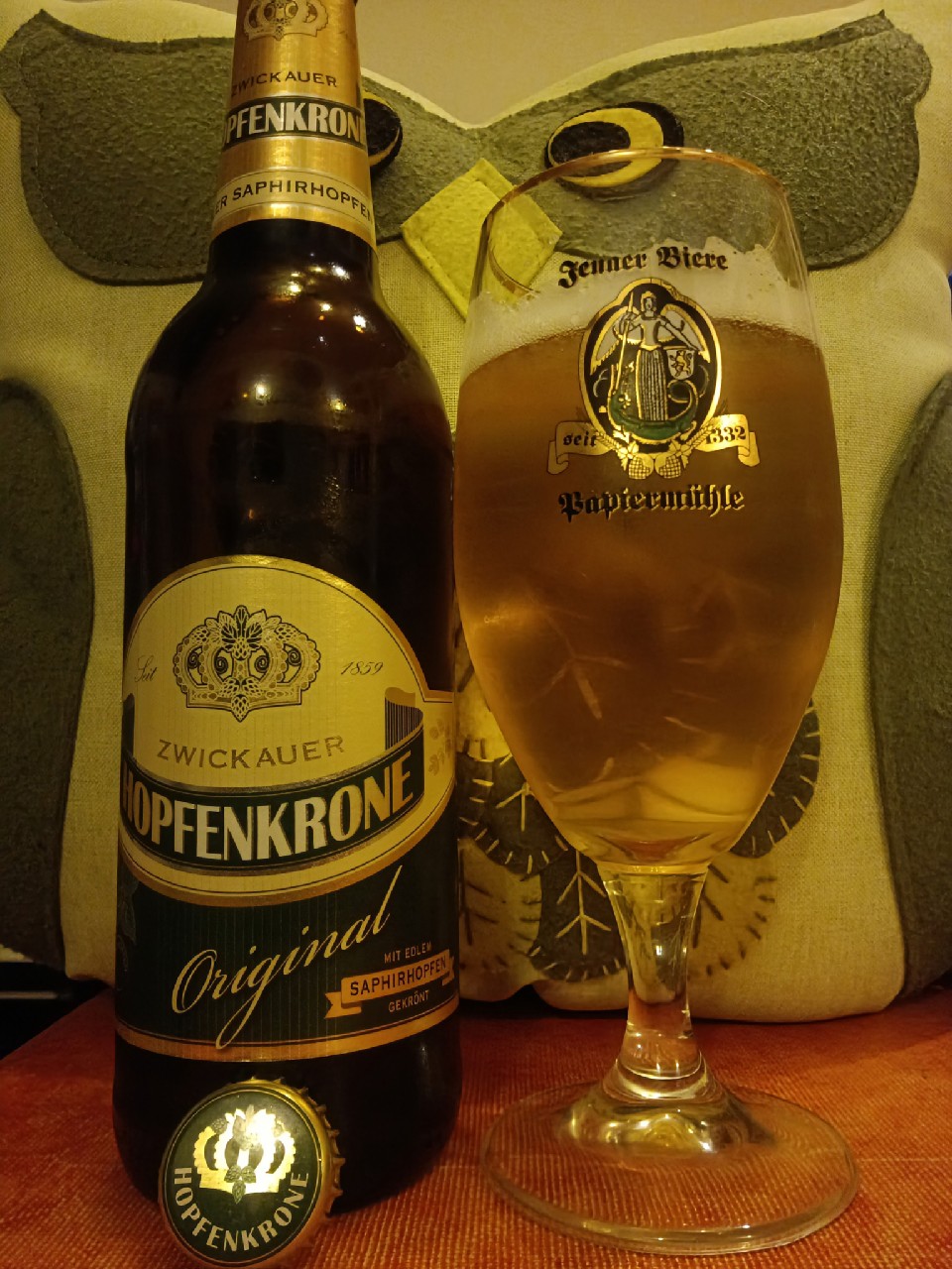 Zwickauer Hopfenkrone Original, Mauritius Privatbrauerei