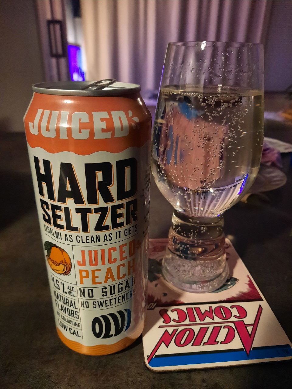 Hard Seltzer Juiced Peach, Finland