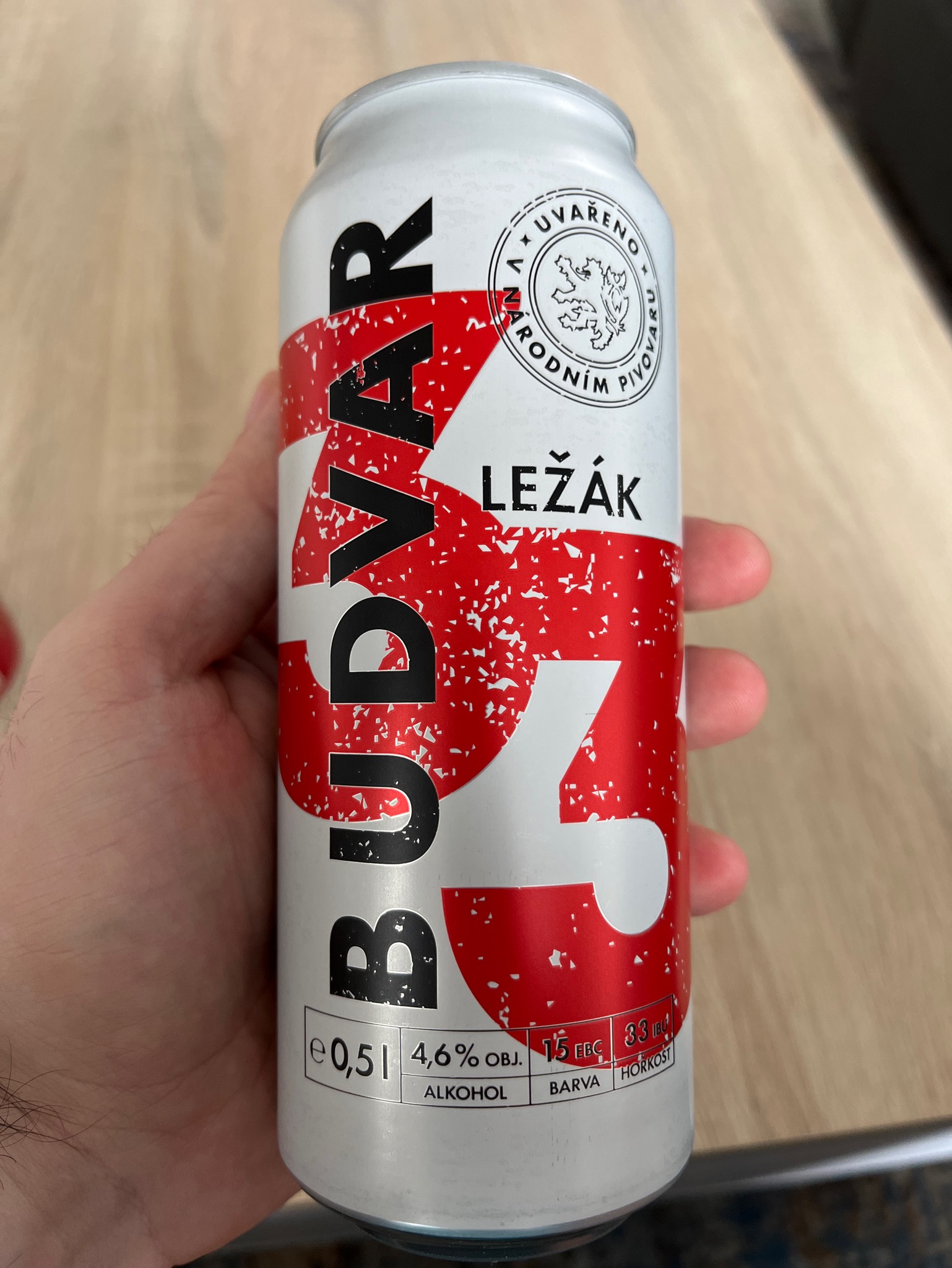 Budvar 33 Ležák, Czech Republic