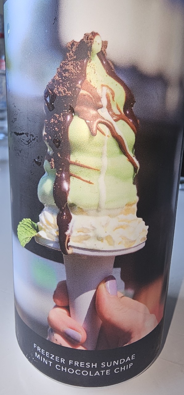 freezer fresh sundae - mint chocolate chip, Evil Twin Brewing