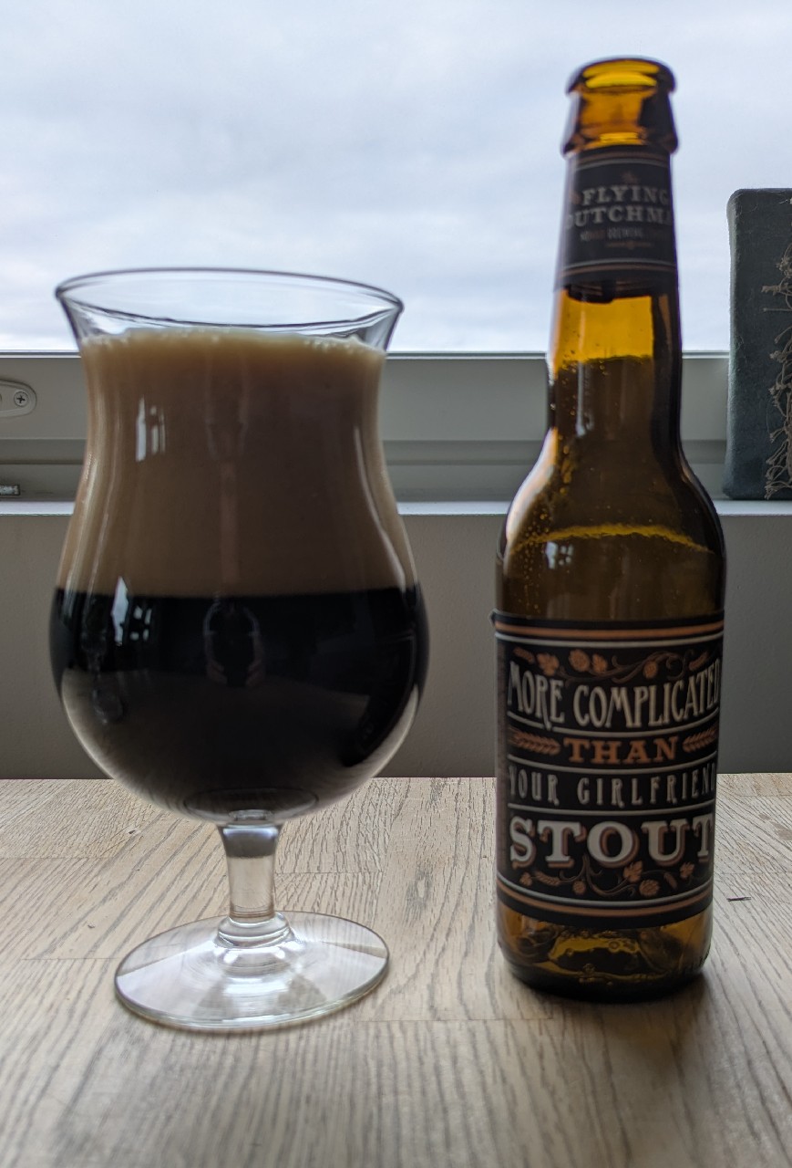 More Complicated Than Your Girlfriend Stout, The Flying Dutchman Nomad Brewing Company