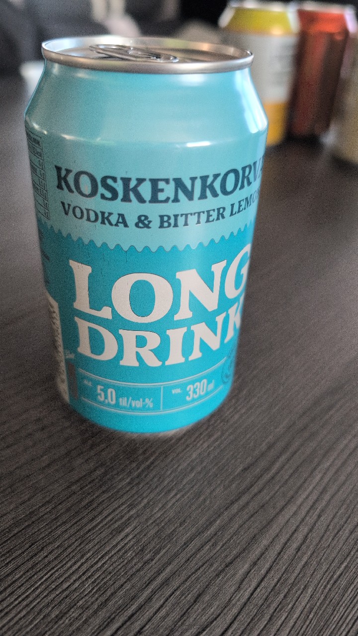 Koskenkorva Long Drink Vodka & Bitter Lemon, Finland