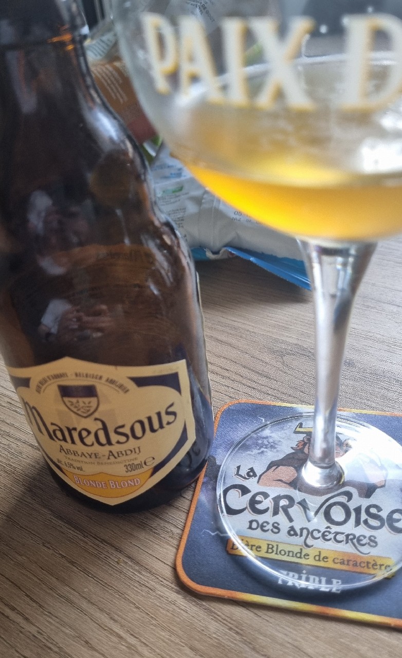 Maredsous 6° Blonde, Abbaye De Maredsous (Duvel Moortgat)