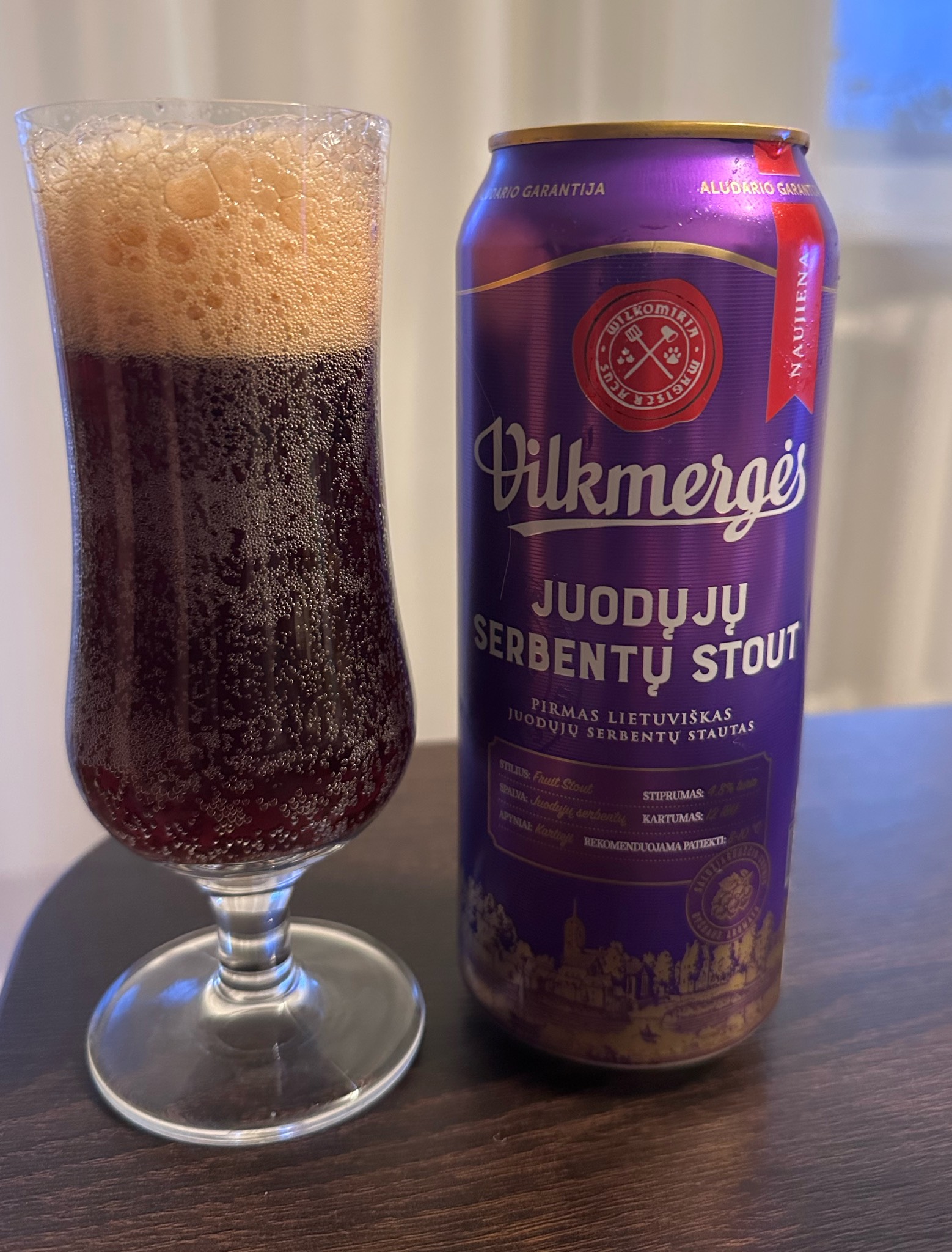 Juodųjų Serbentų Stout, Lithuania