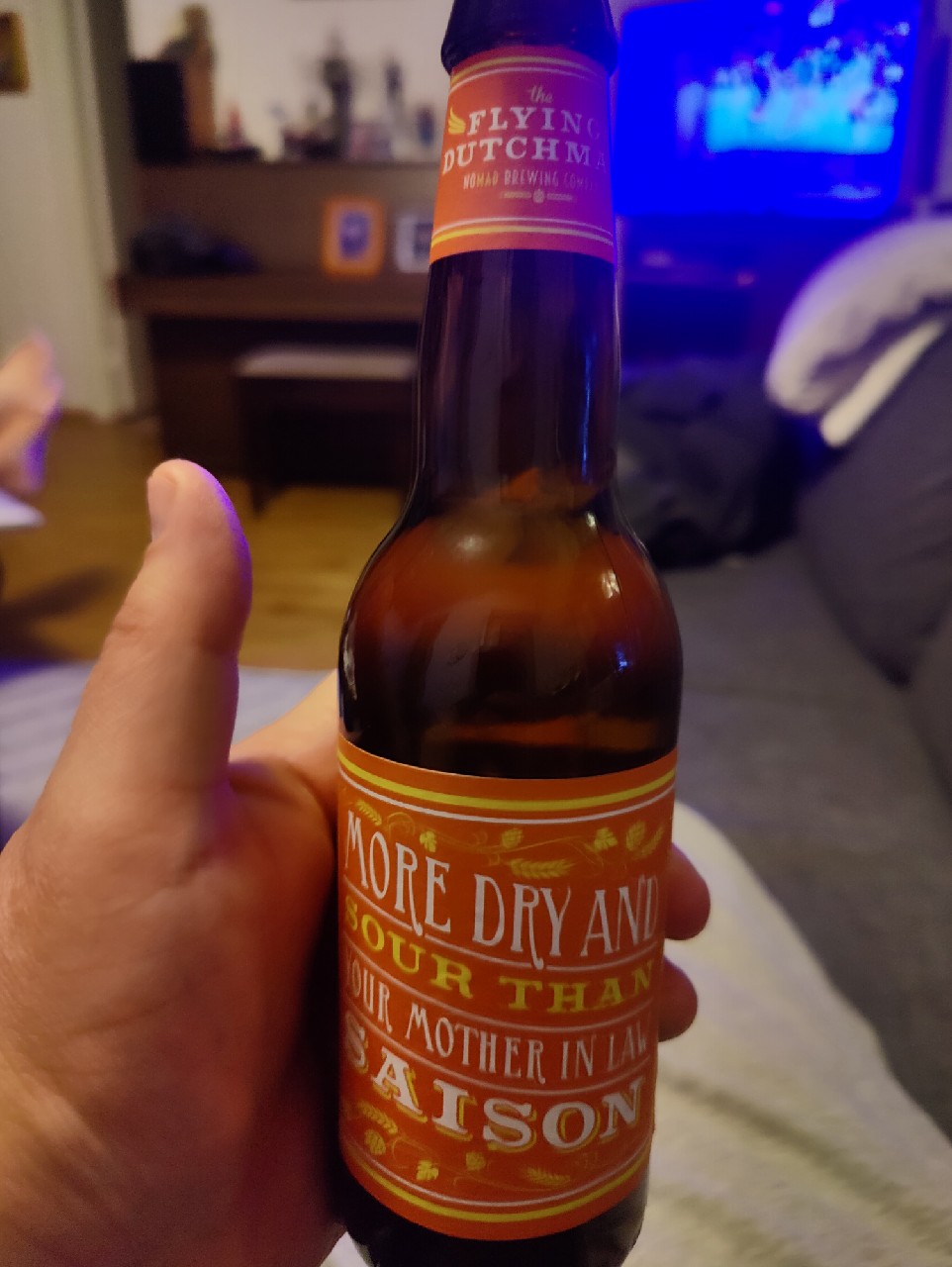 More Dry And Sour Than Your Mother In Law Saison, The Flying Dutchman Nomad Brewing Company