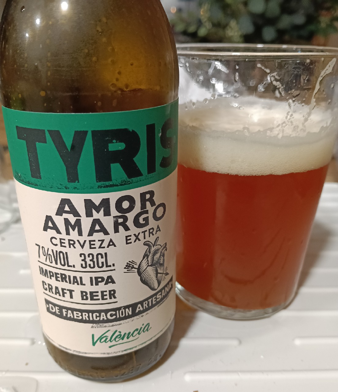 Amor Amargo, Cerveza Artesanal Tyris