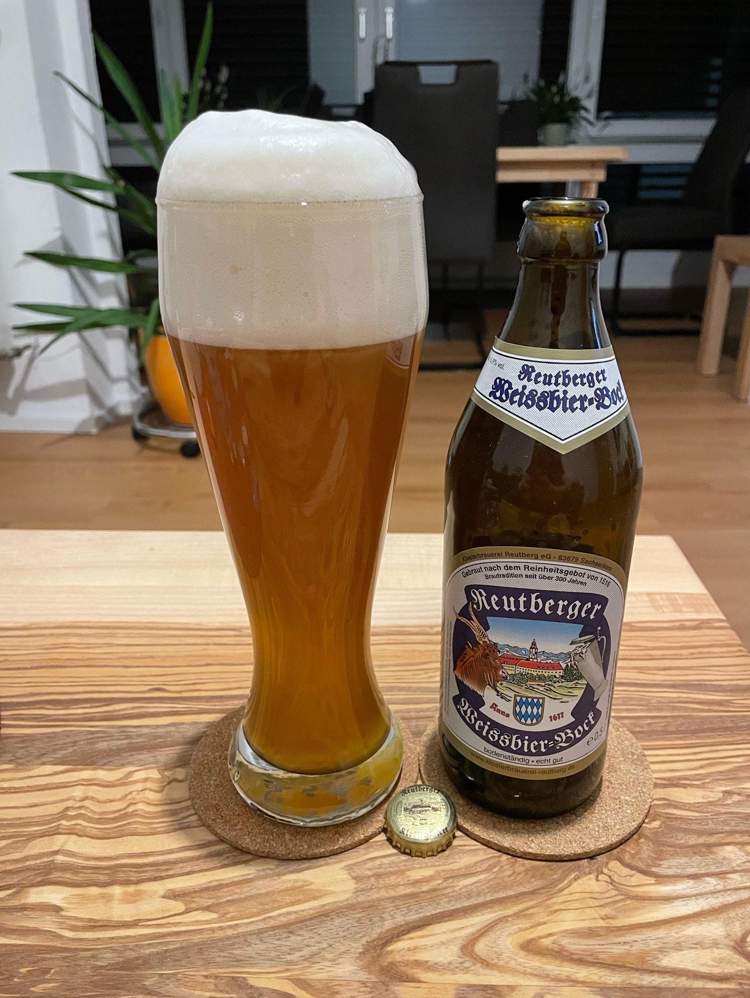 Reuteberger Weissbier-Bock, Klosterbrauerei Reutberg
