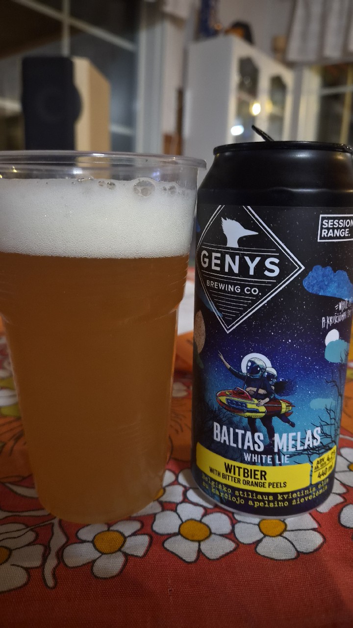 Baltas Melas / White Lie, Genys Brewing Co.