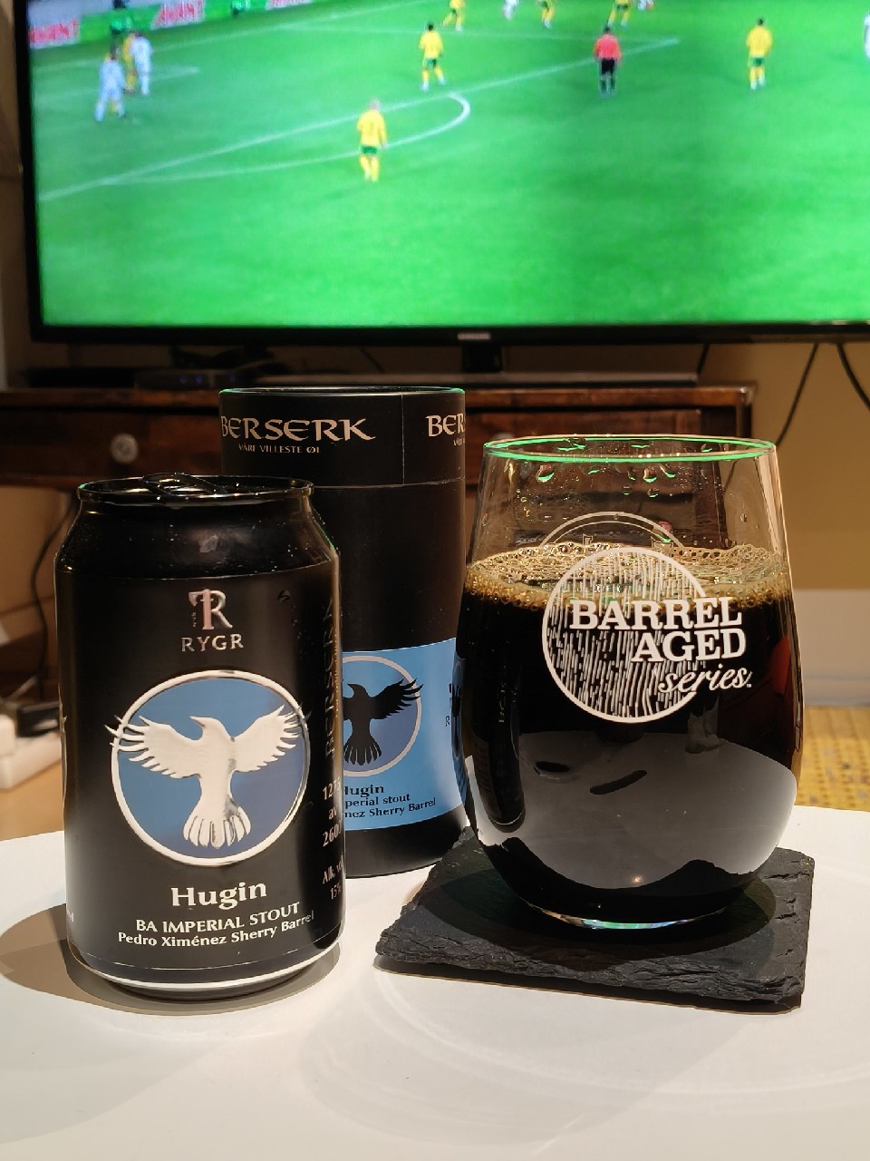 Hugin BA Imperial Stout Pedro Ximénez Sherry Barrel, Rygr Brygghùs