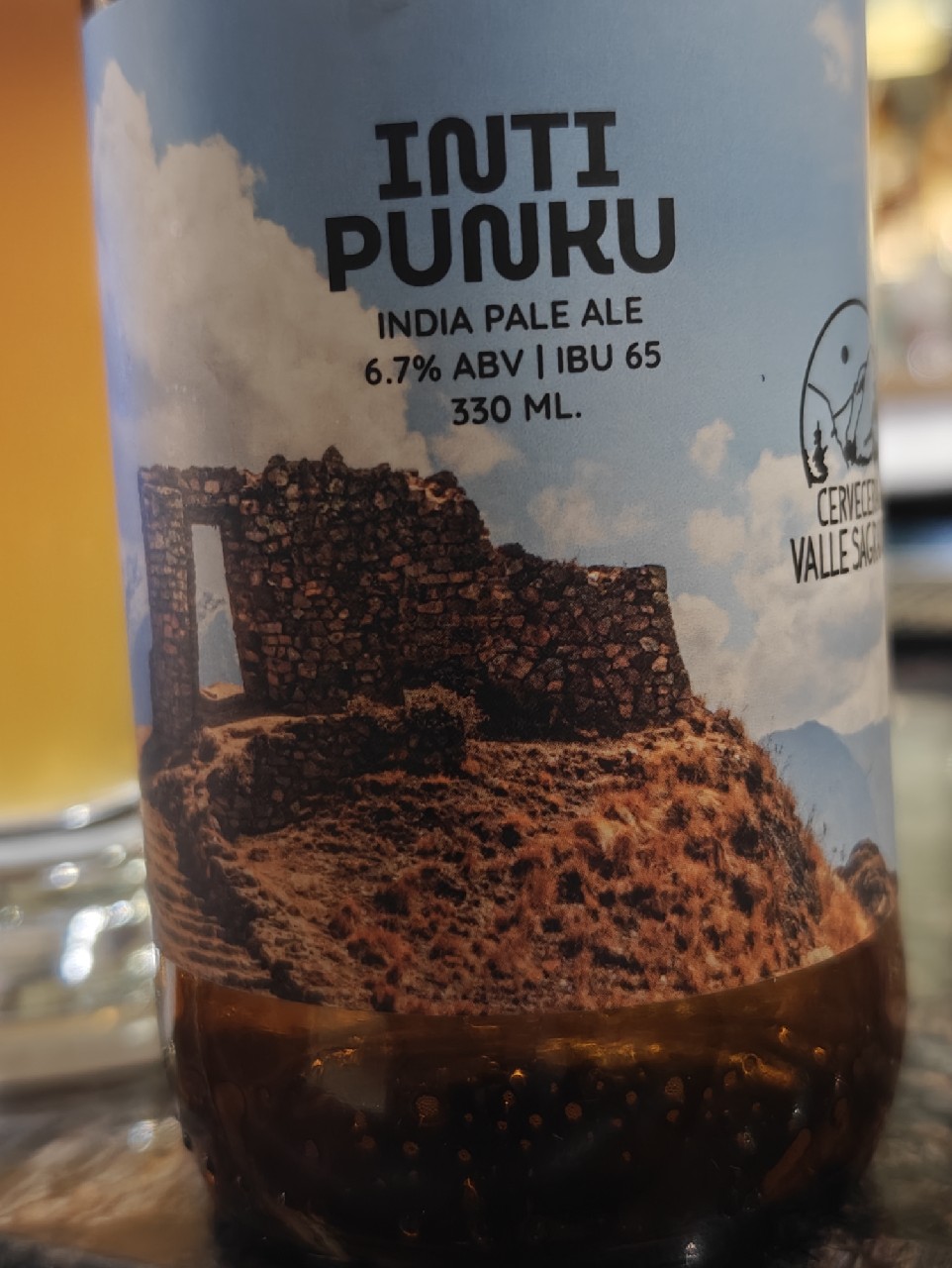 Inti Punku IPA, Cerveceria del Valle Sagrado