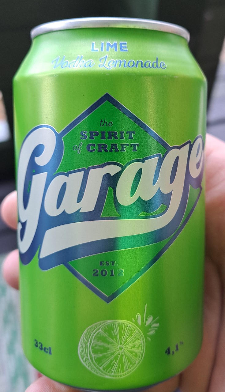 Garage Vodka Lemonade Lime, Finland