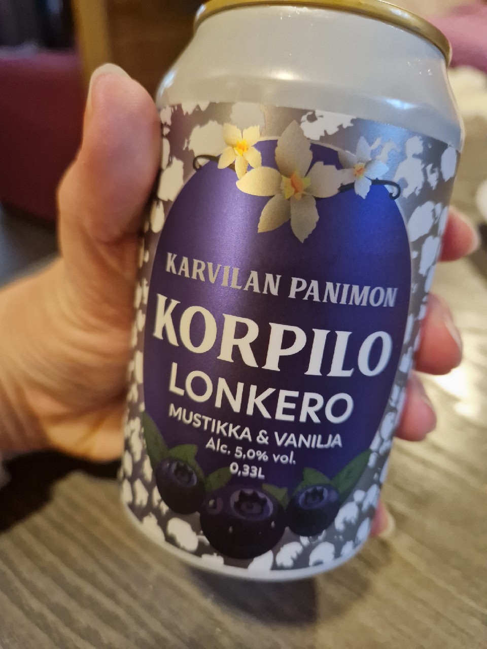 Korpilo Mustikka & Vanilja, Finland