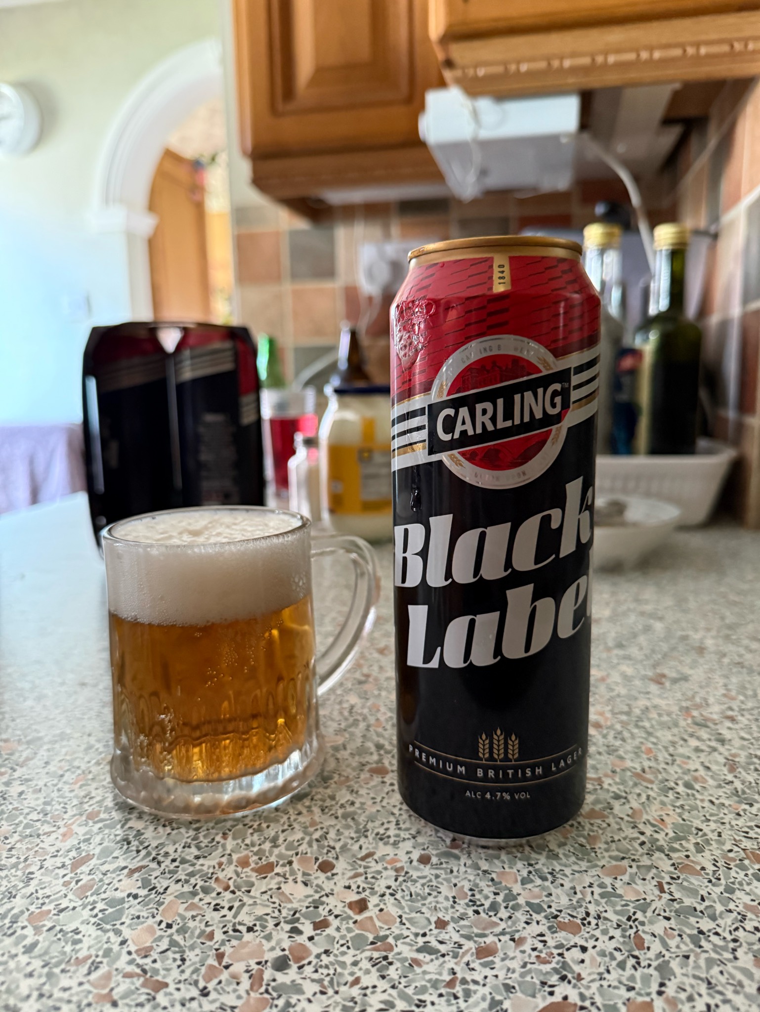Carling black label, England