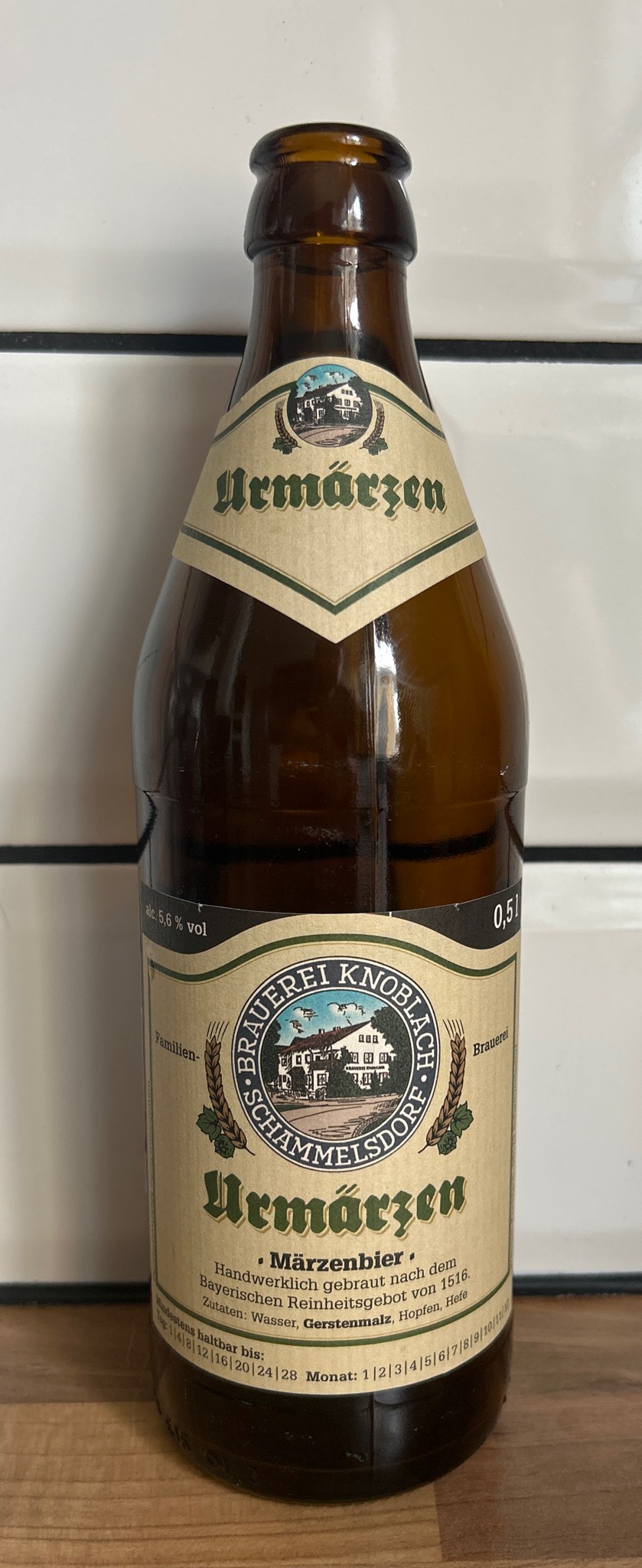 Schammelsdorfer Urmärzen, Brauerei Knoblach Schammelsdorf