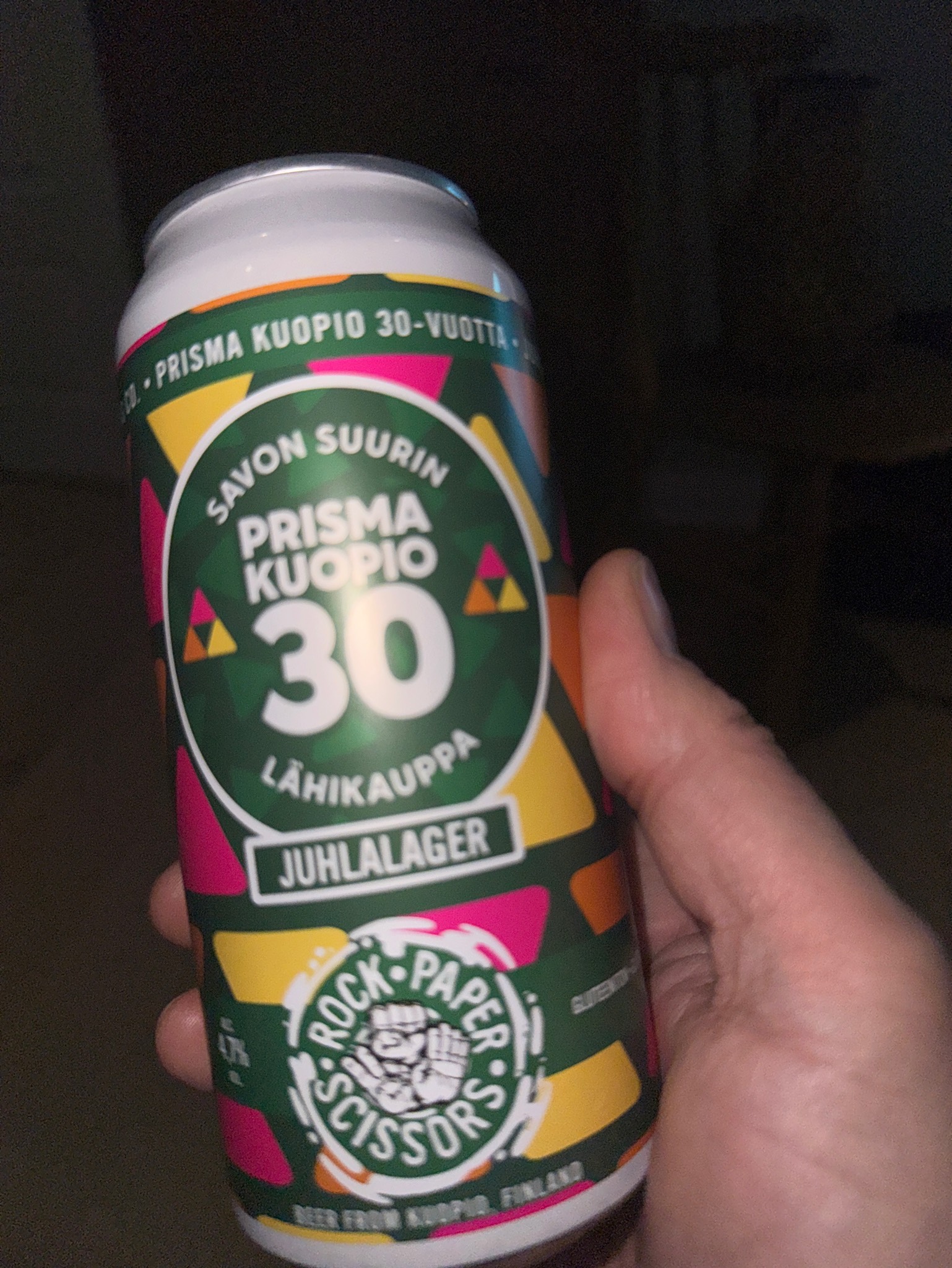 Prisma Kuopio 30 v. juhlalager, Finland
