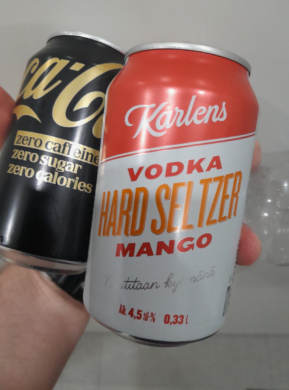 Karlens Vodka Hard Seltzer Mango, Finland