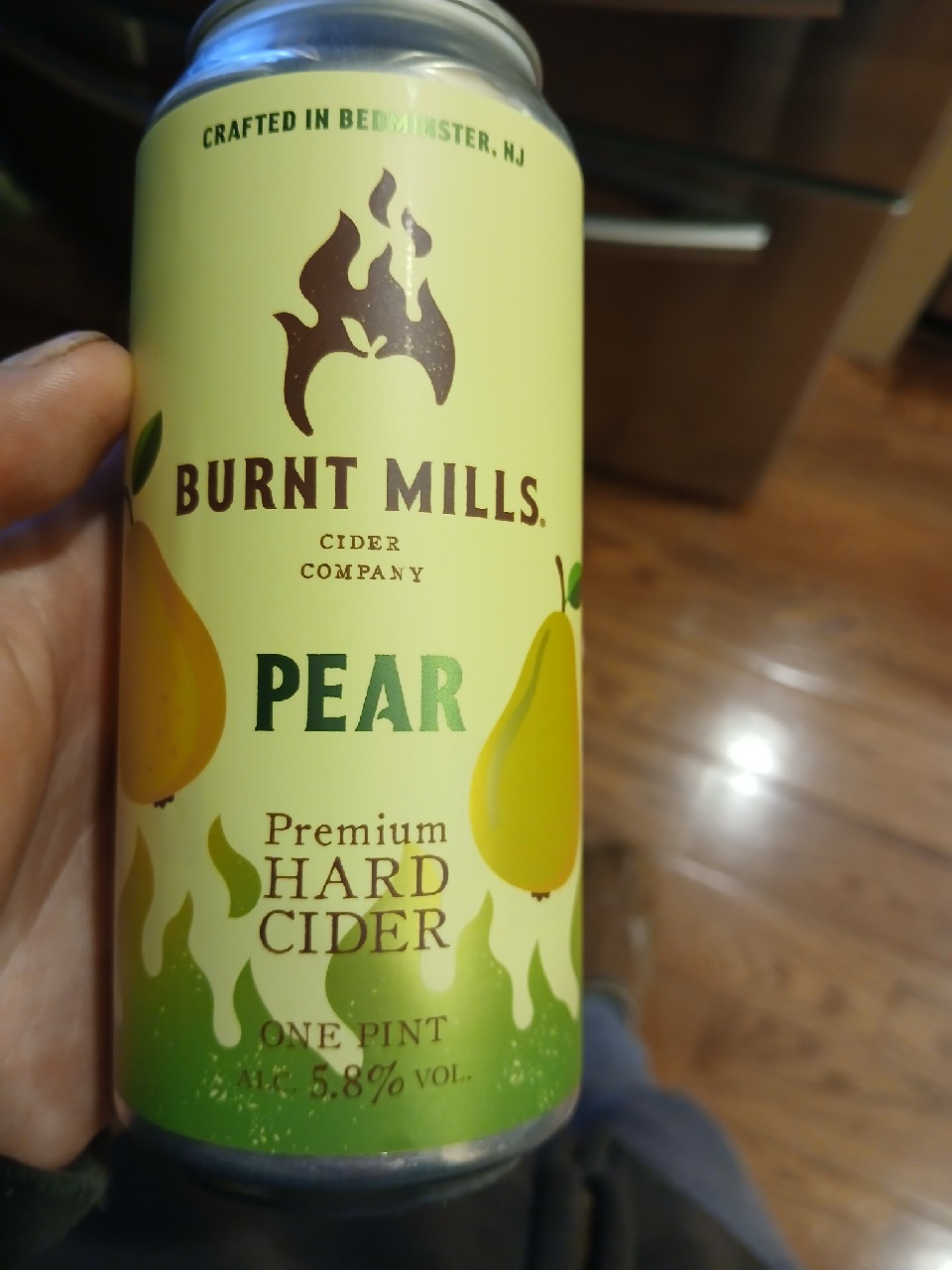 pear premium hard cider, Burnt Mill Brewery