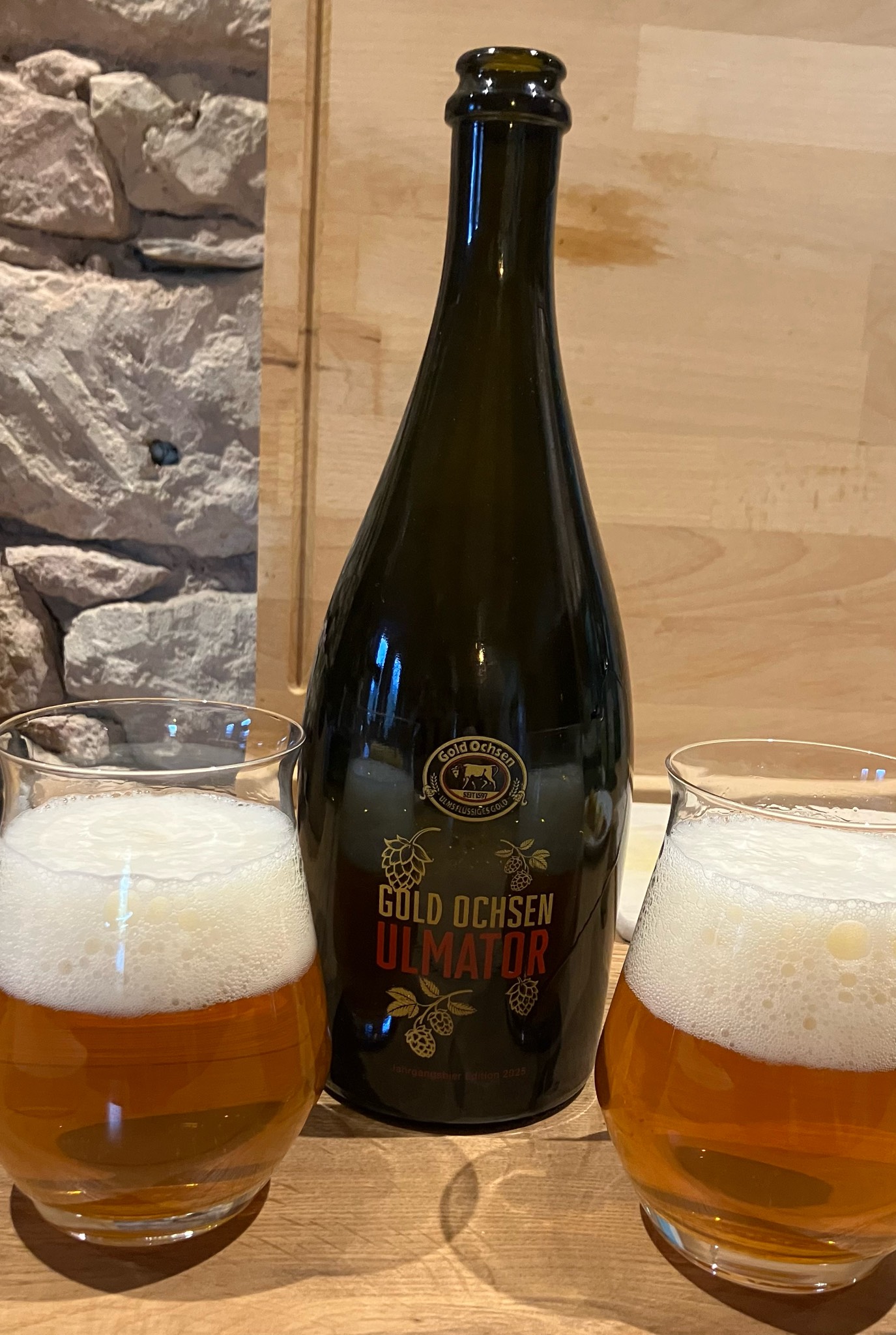 Ulmator Jahrgangsbier N°13 Edition 2025, Brauerei Gold Ochsen