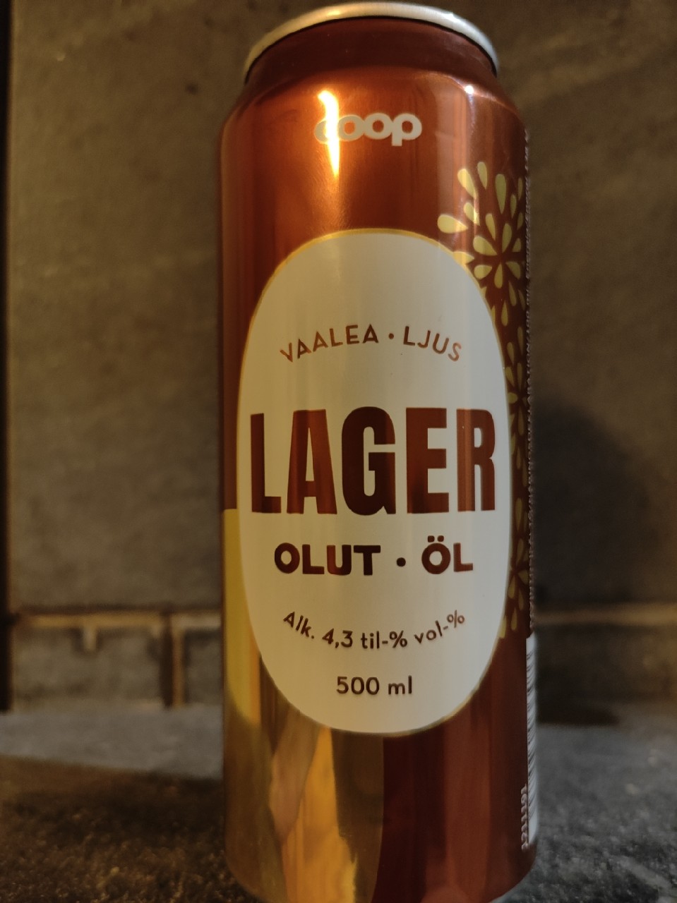 Coop Vaalea Lager 4.3%, Poland