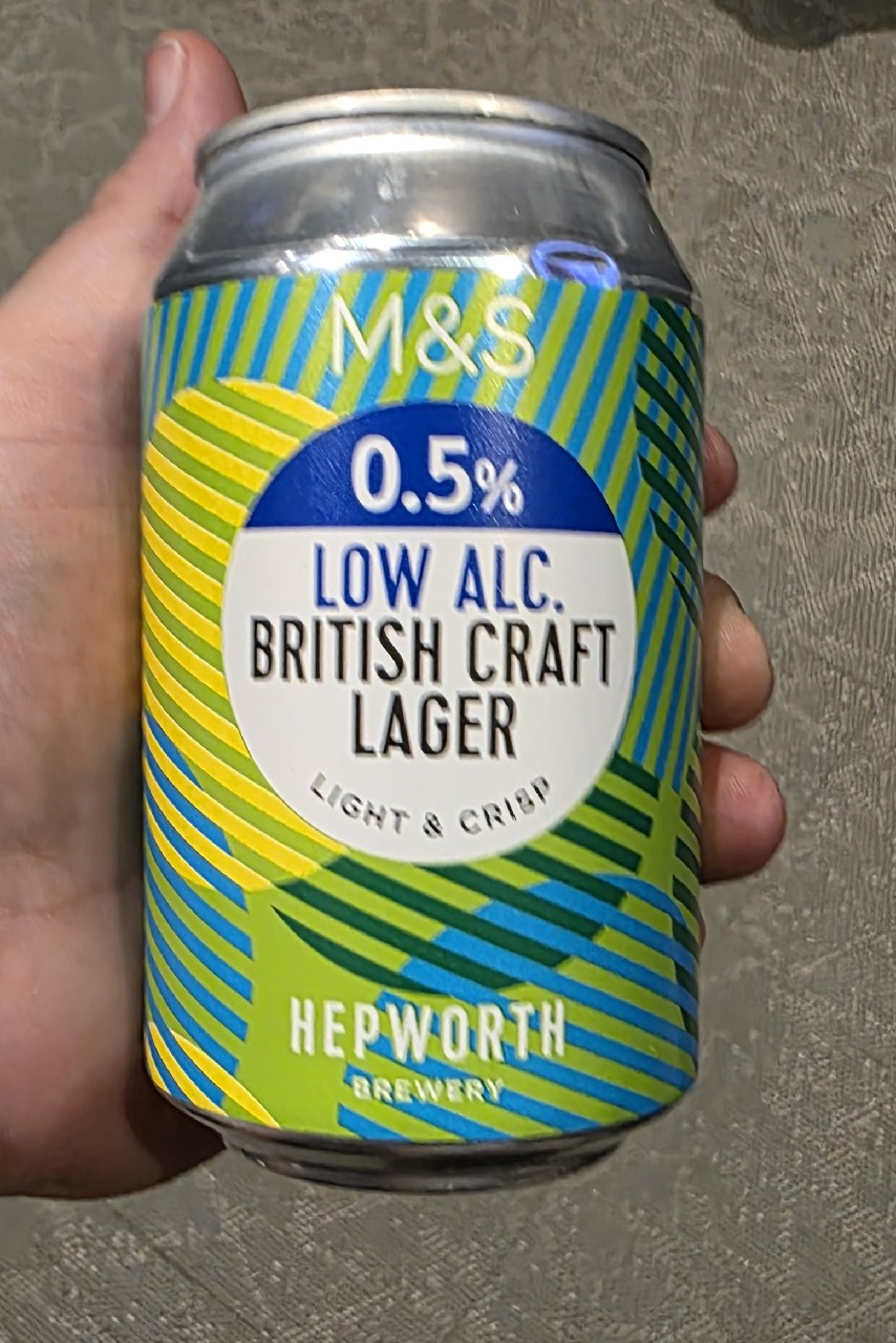 M&S Low Alc. British Craft Lager, Hepworth & Co. Brewers Ltd.