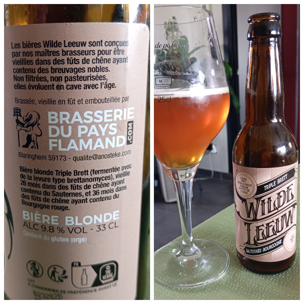 Wilde Leeuw 2023 Triple Brett (Sauternes - Bourgogne), France