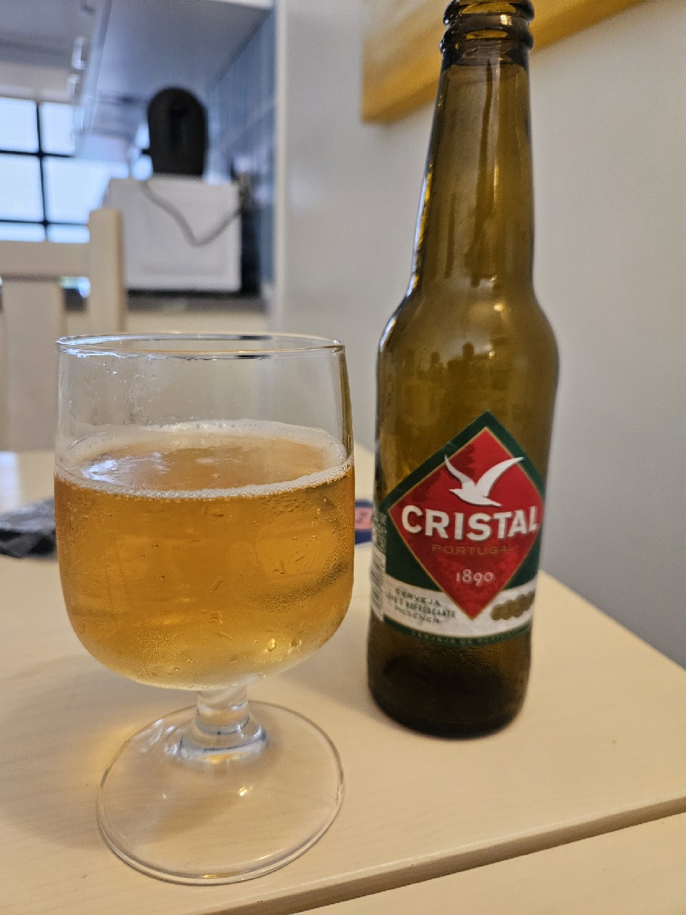 Cristal Pilsener, Portugal