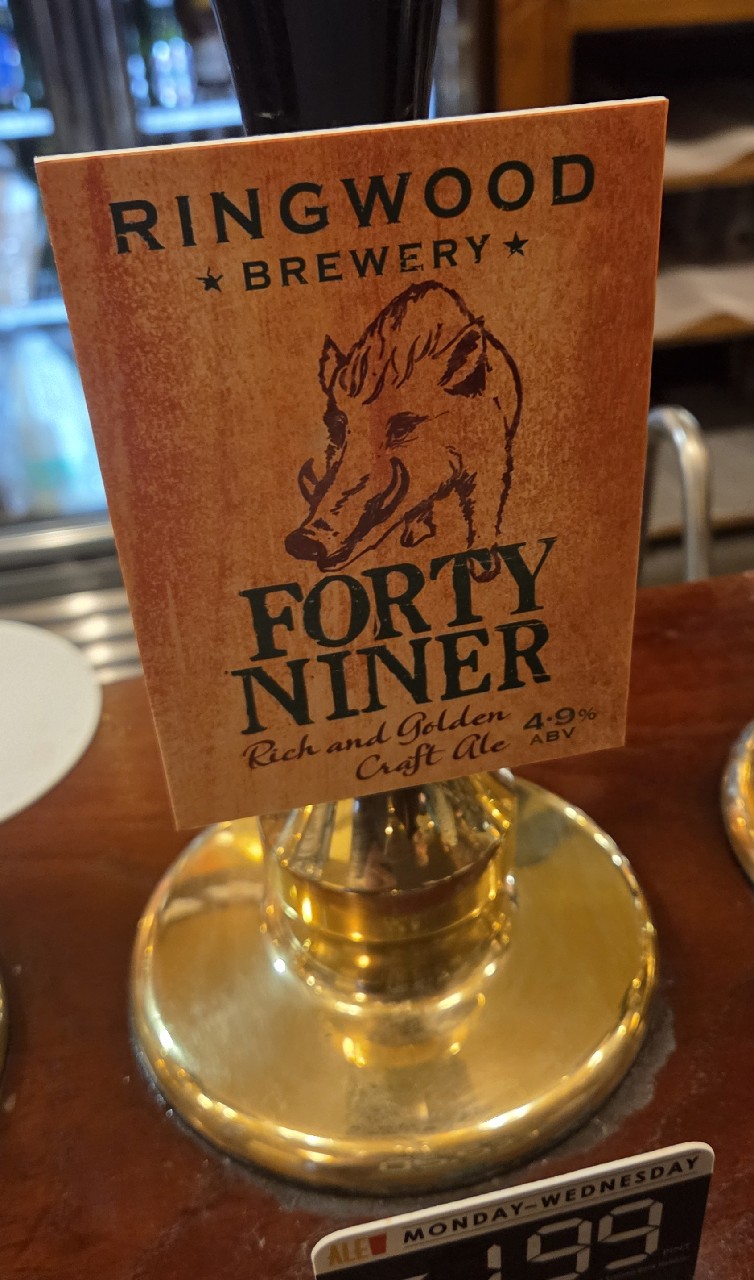 Forty Niner, Ringwood Brewery (Marston's Brewery)