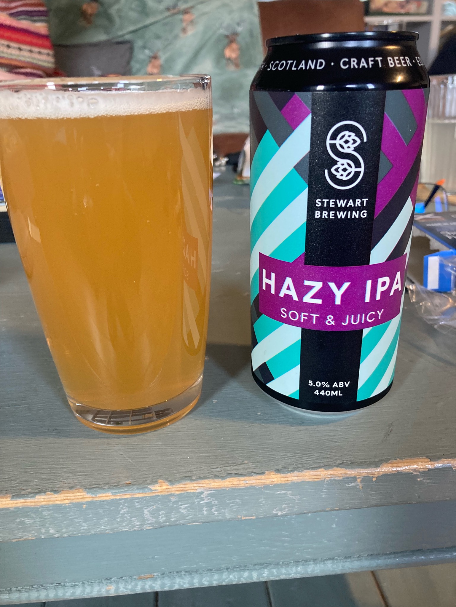 Stewart Hazy IPA, Scotland