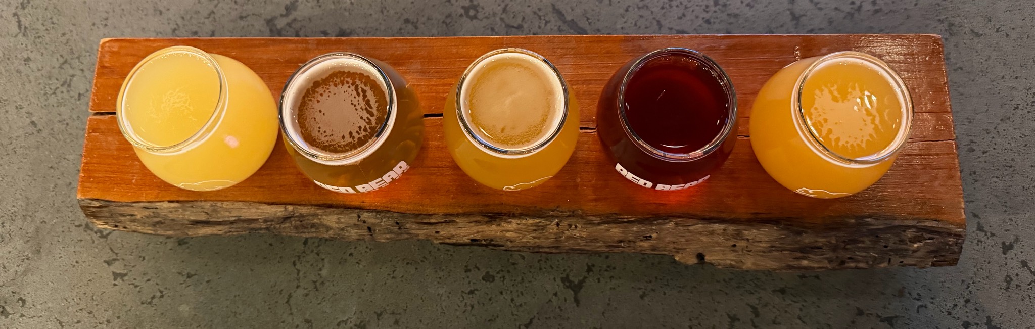 Mauled by hops, Red Bear Brewing Company