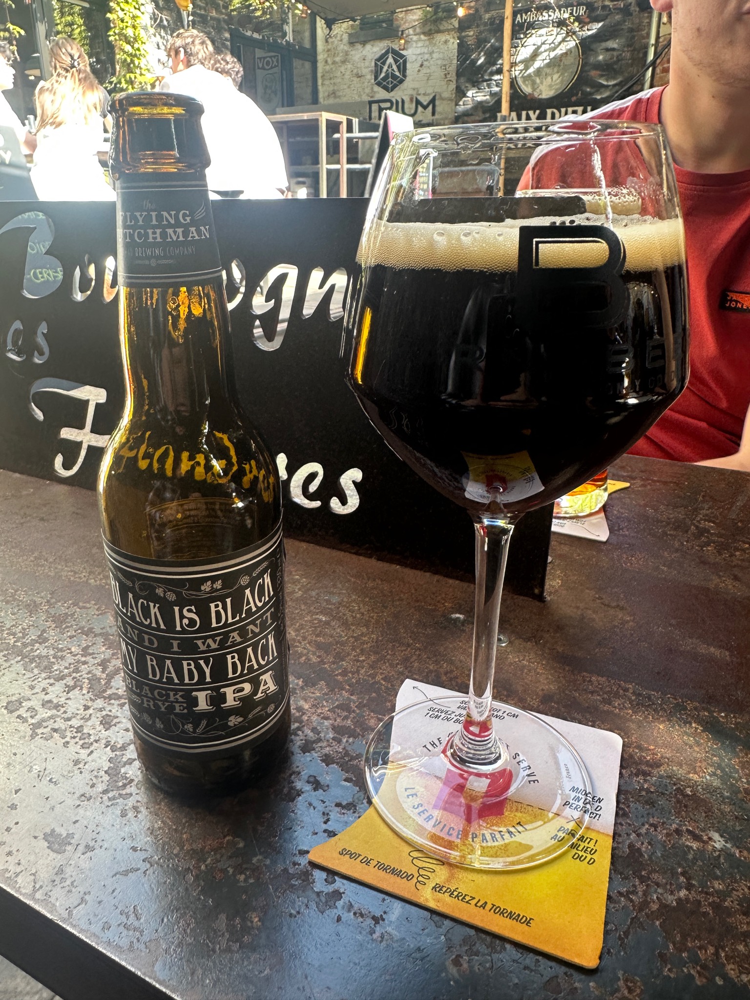 Black Is Black and I Want My Baby Back Black Rye IPA, The Flying Dutchman Nomad Brewing Company