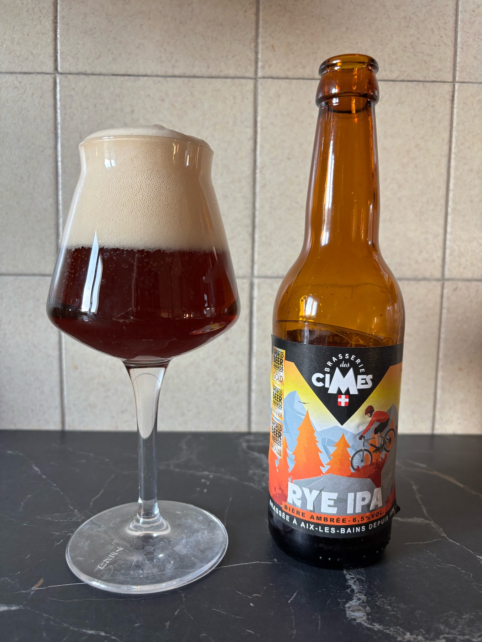Rye IPA Pacifica Magnum Amarillo, Brasserie Des Cimes