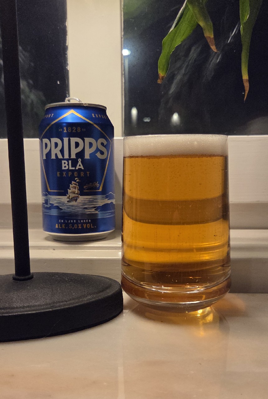 Pripps Blå Export, Sweden