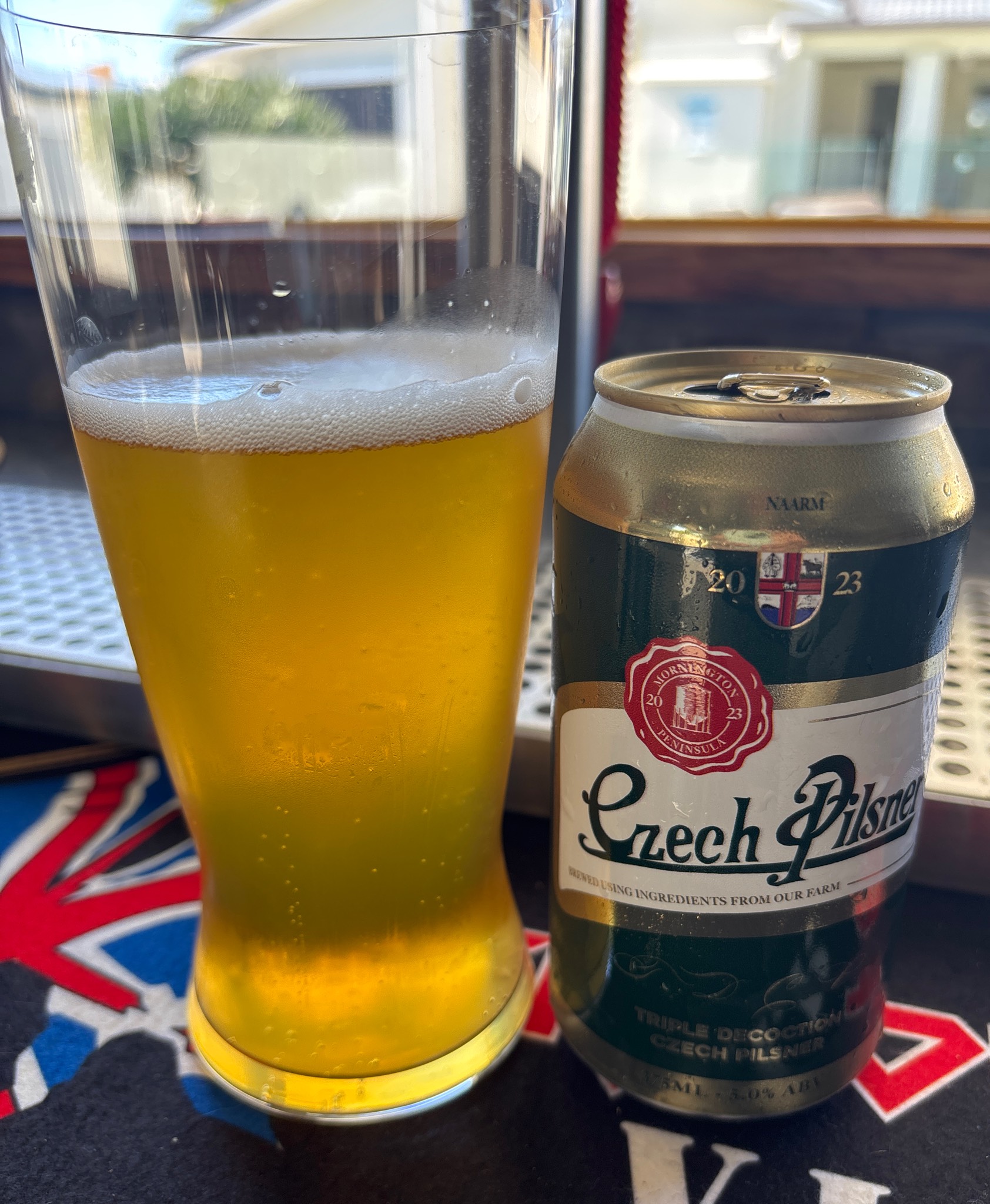 Triple Concoction Czech Pilsner, Devilbend farm beer co