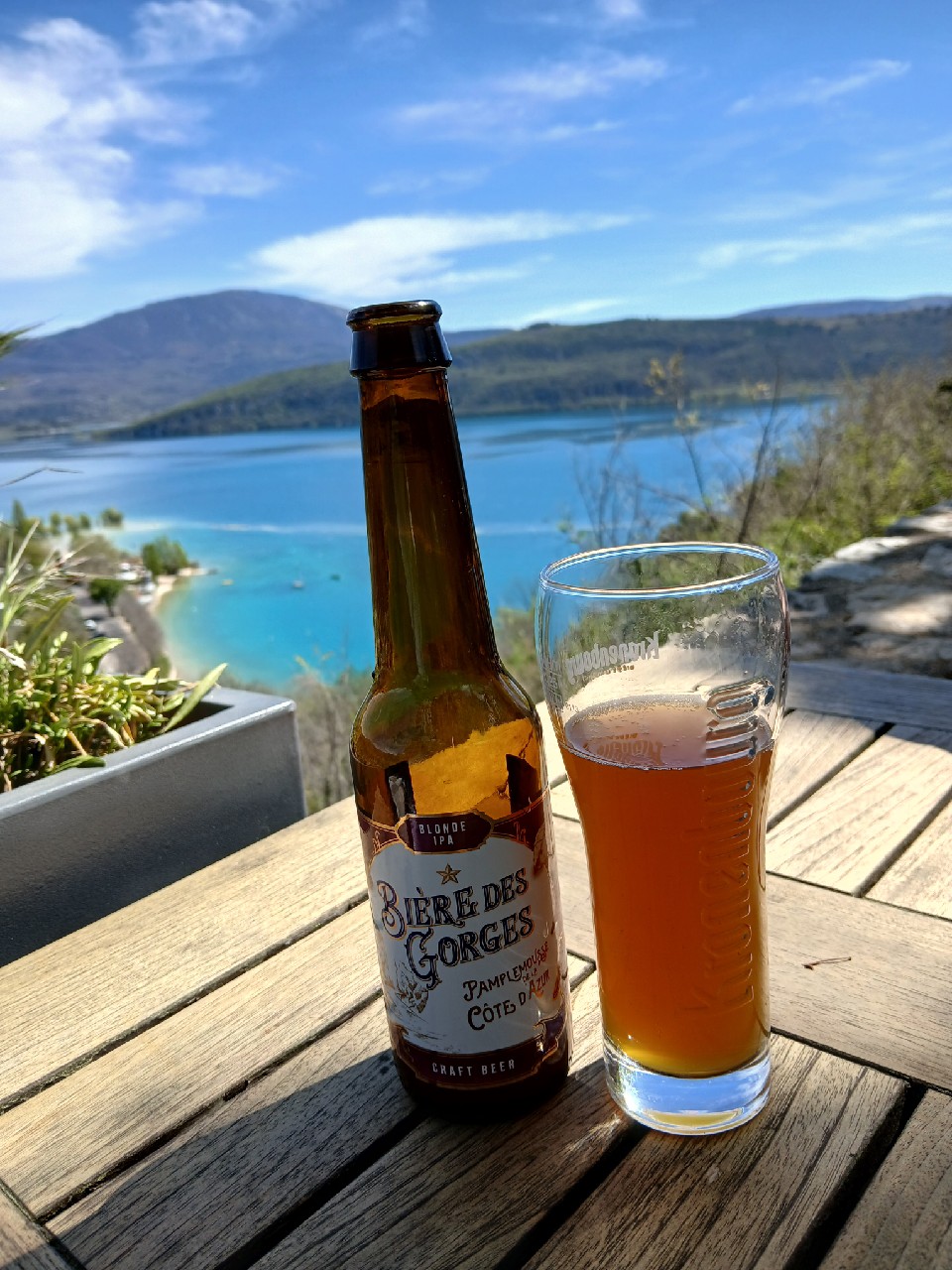Bière Des Gorges Blanche Pamplemousse De La Côte d'Azur, Brasserie Verdon (Bière Des Gorges)
