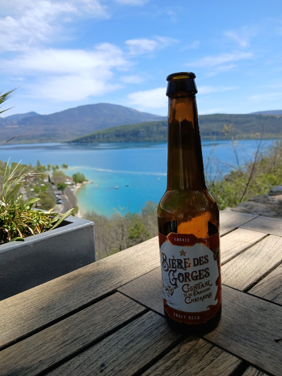 biere des gorges - Ambrée Gentiane et Chataigne de Provence, Brasserie Verdon (Bière Des Gorges)