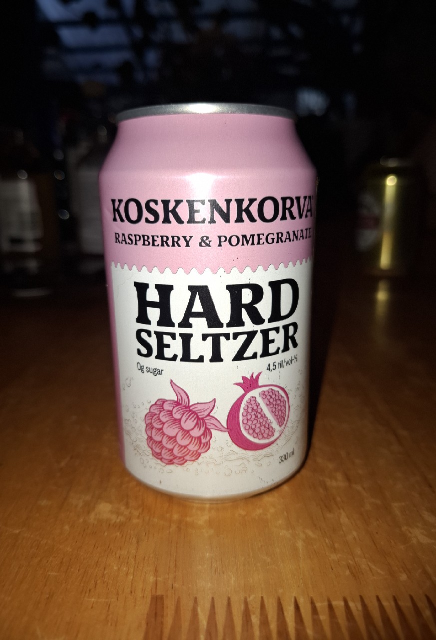 koskenkorva hard seltzer raspberry, Finland