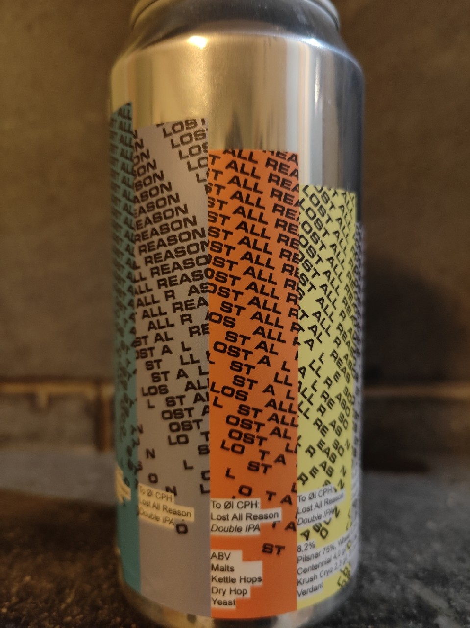 Lost All Reason Double IPA, Denmark