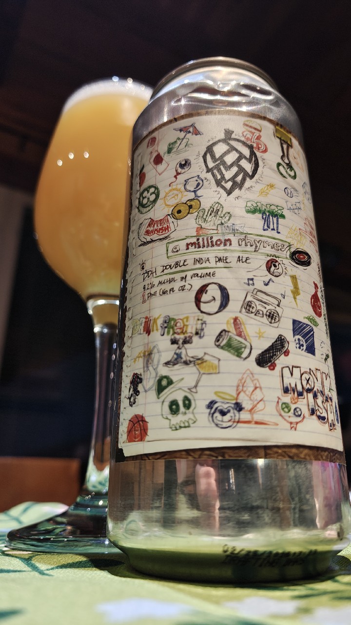 A Million Rhymes, Monkish Brewing Company